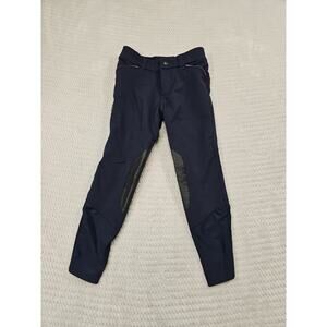 Fouganza Decathlon Riding Pants Youth 7/8 Navy Breeches